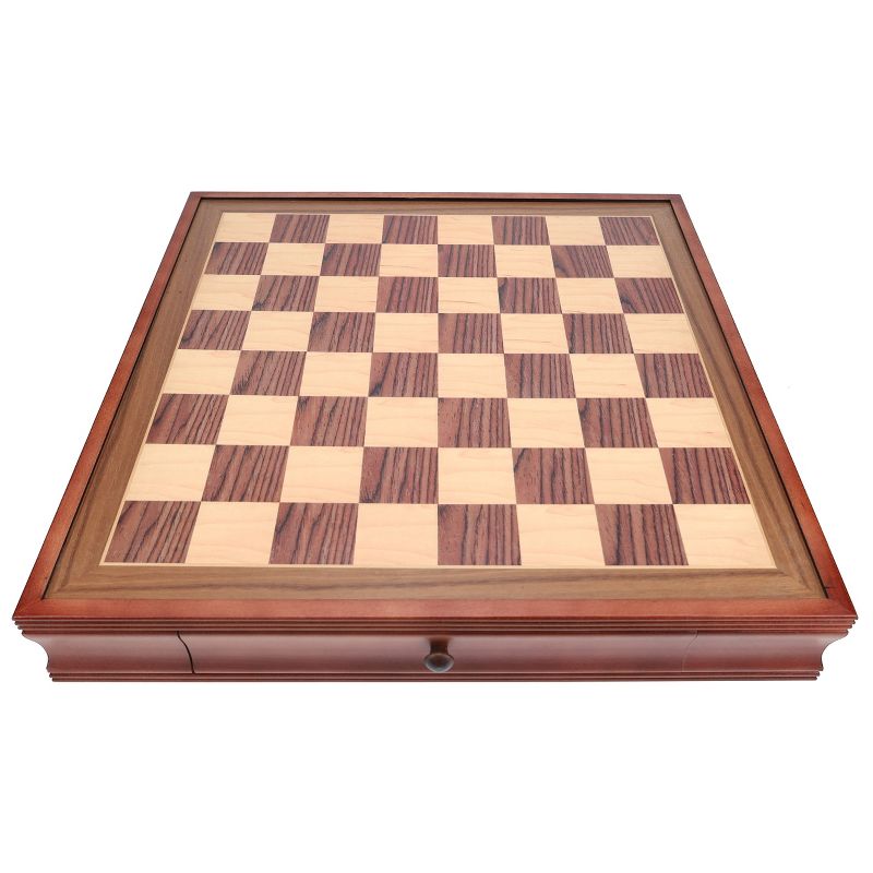 WE Games Wood Laminate Chess Board with Storage Drawers, 2 of 7