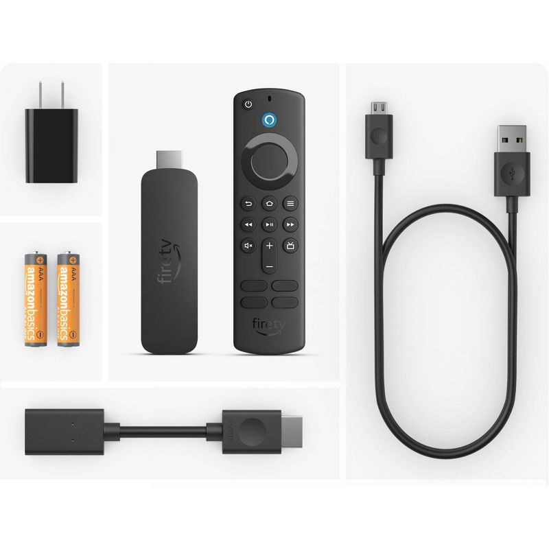 Amazon Fire TV Stick with 4K Ultra HD Streaming Media Player and Alexa Voice Remote (2023), 3 of 4
