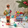 Miss Christmas 7.0 Inch Festive Nutcracker Christmas Tree Ornament , Christmas Decor Christmas, Poland, Wreath (1PC) - 4 of 4