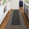 Modern Border Machine Washable Stain Resistant Rug for Living Room Bedroom - 3 of 4