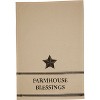 Farmhouse Star Country Life Muslin Unbleached Natural Tea Towel Set of 2 19x28 - 2 of 4