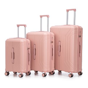 KTMBDW Luggage 3 Piece Set Suitcase Spinner Hardshell Lightweight TSA Lock - 20"/24"/28" - 1 of 4