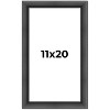 PosterPalooza | Refined Black Picture Frame - UV Acrylic, Foam Board Backing, Hanging Hardware - 2 of 4
