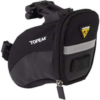 Topeak Aero Wedge Seat Bag: QuickClick, Small, Black