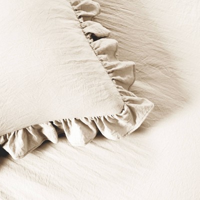 Lush Decor 3pc King Ruffle Skirt Bedspread Set Ivory - Lush Décor: Elegant Polyester Bedding, OEKO-TEX Certified — фото 4
