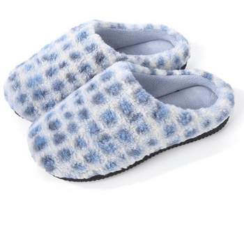 Womens Fuzzy Slippers Comfort Fluffy Slip-on House Slippers
