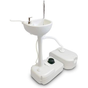 SereneLife Portable Handwash Sink - Outdoor Hygiene Station with Water Tank - 1 of 4