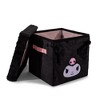 Ukonic Sanrio Kuromi 13-Inch Plush Storage Bin With Lid - 2 of 4