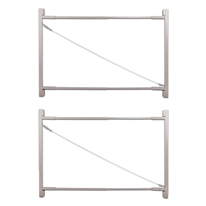Adjust-A-Gate AG72 Steel Frame Anti Sag Gate Building Kit, 36 to 72 Inches Wide Opening Up To 6 Feet High Fence, 2 Pack, 1 of 7