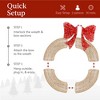 Best Choice Products 36in Pre-Lit Outdoor Christmas Wreath, LED Metal Holiday Décor w/ 120 Lights, Bow - image 4 of 4