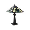 Chloe Lighting Taite Tiffany-style 2 Light Mission Table Lamp 16" Shade - 3 of 3