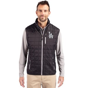 Los Angeles Dodgers Cutter & Buck Rainier PrimaLoft® Mens Big and Tall Eco Insulated Full Zip Puffer Vest - 1 of 1