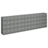 vidaXL Gabion Raised Bed Galvanized Steel 106.3"x11.8"x35.4" - 3 of 4