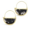 SHINE by Sterling Forever Resin Half Moon Dangle Earrings - 2 of 2