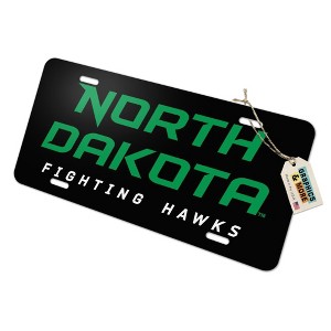 North Dakota Secondary Logo  Novelty Metal Vanity Tag License Plate - 1 of 4
