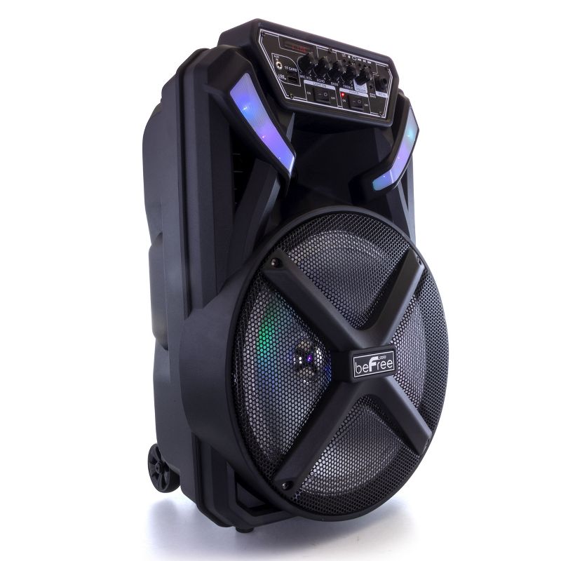 beFree Sound 12 Inch BT Portable Rechargeable Party Speaker, 4 of 12
