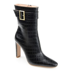 Journee Collection Womens Elanie Inside Zip Block Heel Booties - 1 of 4
