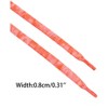 INSPIRE CHIC Gradient Colors Flat Shoelaces for Boots Sneakers 2 Pairs - 3 of 4