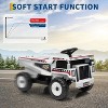 12V Kids Ride On Dump Truck with Remote Control,4 Wheeler Construction Vehicles with Electric Dump Bed - 4 of 4