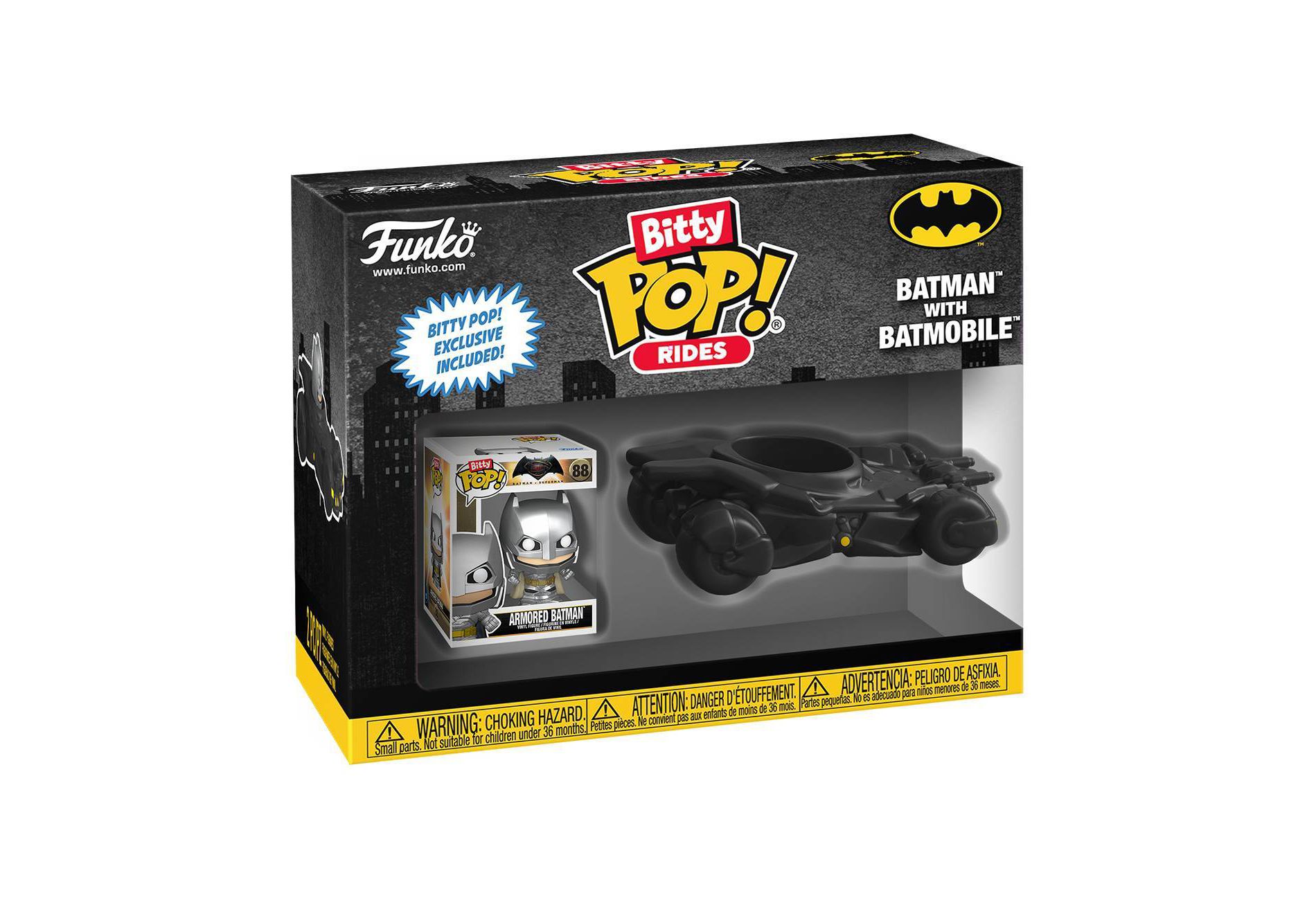 Funko Bitty POP! Rides: Armored Batman with Batmobil Figures