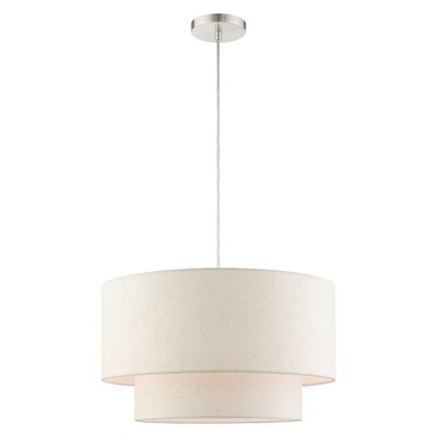 Livex Lighting Meadow 3 - Light Pendant in  Brushed Nickel