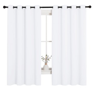 NICETOWN Grommet Top Blackout Curtains, Thermal Insulated Noise Reducing Window Drapes (Set of 2) - 1 of 4