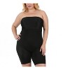 InstantFigure Plus Size Strapless Bandeau Bodyshorts open gusset WBS011C - 4 of 4