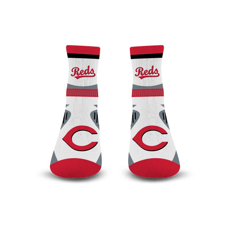 MLB Cincinnati Reds Large Quarter Socks, 3 of 5