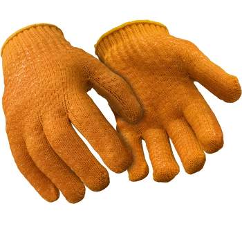 RefrigiWear Double Sided PVC Honeycomb Grip Acrylic Knit Work Gloves (12 Pairs)