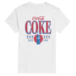 Men's - Coca-Cola - Patriotic Coke Collegiate Short Sleeve Graphic T-Shirt - 1 of 4