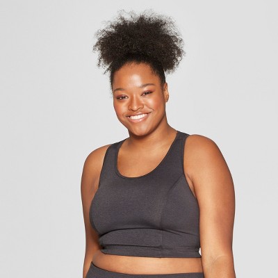 target plus size sports bra