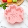 Unique Bargains Ice Pop Mould Cherry Blossom Shape Comes with Lid and Stick Hand Washable Plastic 3.78"x3.66"x0.98" 1 Pc - 2 of 4