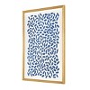 Blueberry Scone - 16" X 20" - Royal Blue/Antique Ivory - Framed Wall Art - WLA2010 - Safavieh - 3 of 4