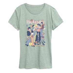 Women's - The Beatles - Beatles Yellow Short Sleeve Graphic T-Shirt - 1 of 4