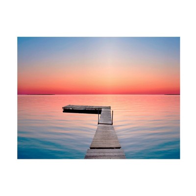 35" x 47" James McLoughlin 'Lakescape X' Unframed Wall Canvas - Trademark Fine Art