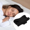 Unique Bargains Satin Home Sleeping Neck and Shoulder Pain Ease Bed Memory Foam Pillow 1Pcs - 2 of 4