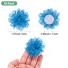 Unique Bargains Mesh Fabric Full Chiffon Flowers for DIY 12 Pcs - 3 of 4