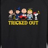 Women's - Peanuts - Tricked Out Lightweight French Terry Wide Neck Long Sleeve Shirt - 2 of 4
