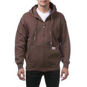 Pro Club Heavyweight Full Zip Fleece Hoodie Sweater with Front Pockets - 1 of 4