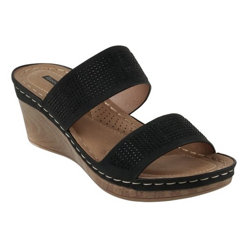 Target ladies wedge store shoes