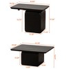 Racxily Square Coffee Table Set, Wood Square Table for Living Room, Office and Dining Room (Set of 2) - 2 of 4