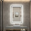 Keonjinn LED Bathroom Vanity Mirror, Front Light & Backlit, 3 Color Temperatures, Anti Fog, Double Lights Strips - 2 of 4