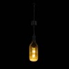 13" Solar Hanging Mesh Glass Lantern Black - Alpine Corporation: Outdoor Decorative Orb with NiMH AA Battery Included - 3 of 4