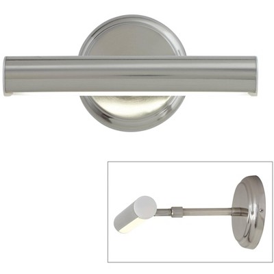 Possini Euro Design Artista 9 1/2" Wide Brushed Nickel LED Picture Light