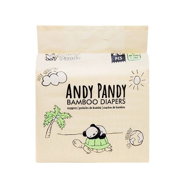 Andy Pandy Bamboo Diapers Pack - Size 4 - 26ct
