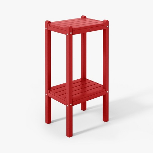 Westintrends Malibu 36 Outdoor Adirondack Hdpe 2 tier Patio Side Table Target