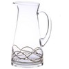 Classic Touch Swan Shaped Pitcher with 14K Gold Swirl Design - 3 of 3