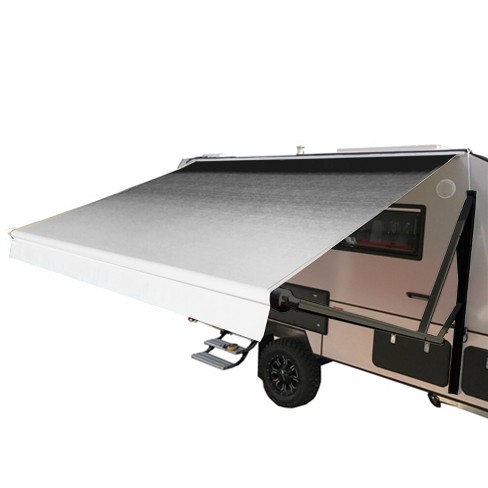 Aleko Motorized Retractable Rv Awning 20 X 8 Ft Patio Camping