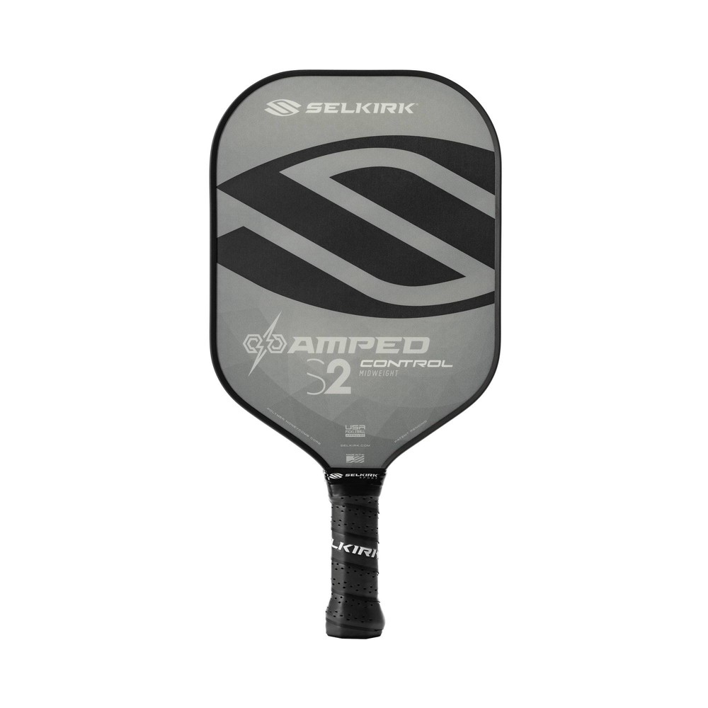 Selkirk Sport Amped Control S2 Midweight Pickleball Paddle - Gray