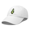 Dalix Robot Embroidered Glow in the Dark Retro Dad Hat Cotton Baseball Cap Adjustable Mens - 4 of 4